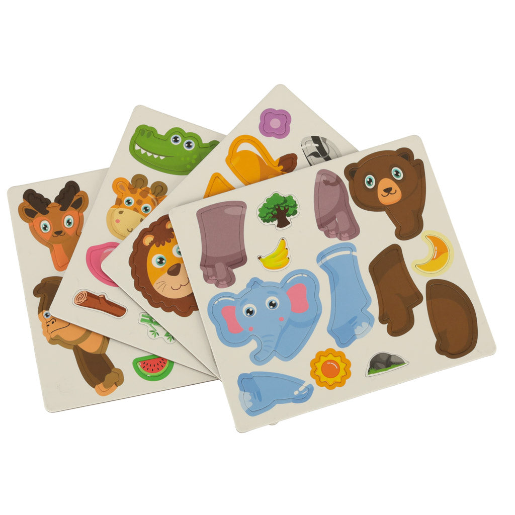 Joc educativ pentru copii, Zola®, magnetic, cutie depozitare stil geanta, 51 de magneti, Animale Joc educativ pentru copii, Zola®, magnetic, cutie depozitare stil geanta, 51 de magneti, Animale